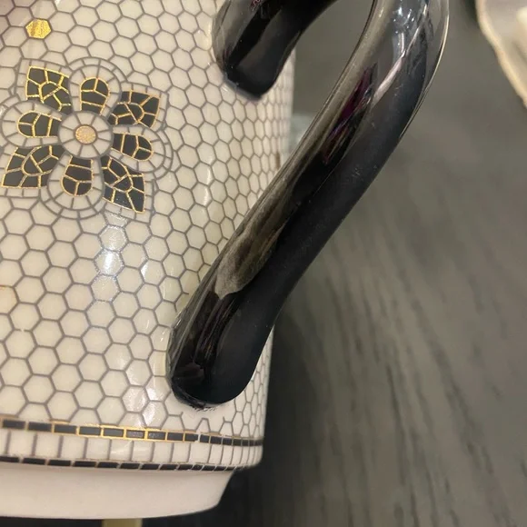 Anthropologie Margot Monogram Tiled Letter G Mug - Picture 6 of 7